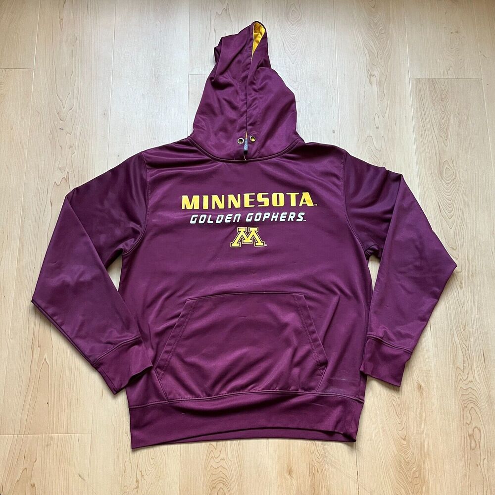 Minnesota Golden Gophers Sweatshirt Mens Large Maroon/Gold Excellent Condition